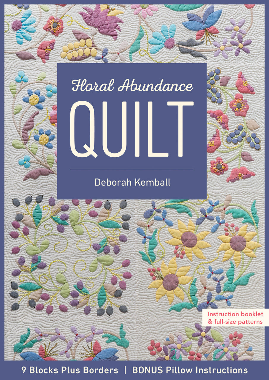 Floral Abundance Quilt Digital Download