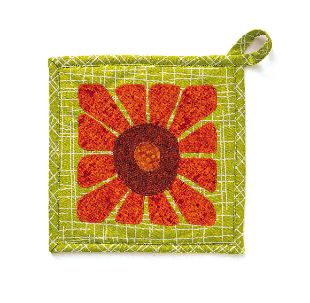 52 Playful Pot Holders to Appliqué Digital Download