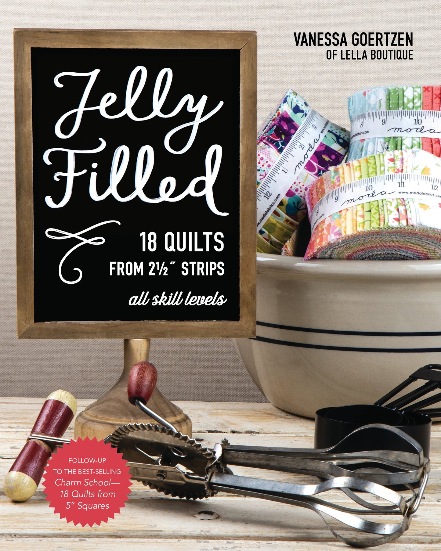 Jelly Filled - 18 Quilts from 2 1/2 inch Strips Digital Download