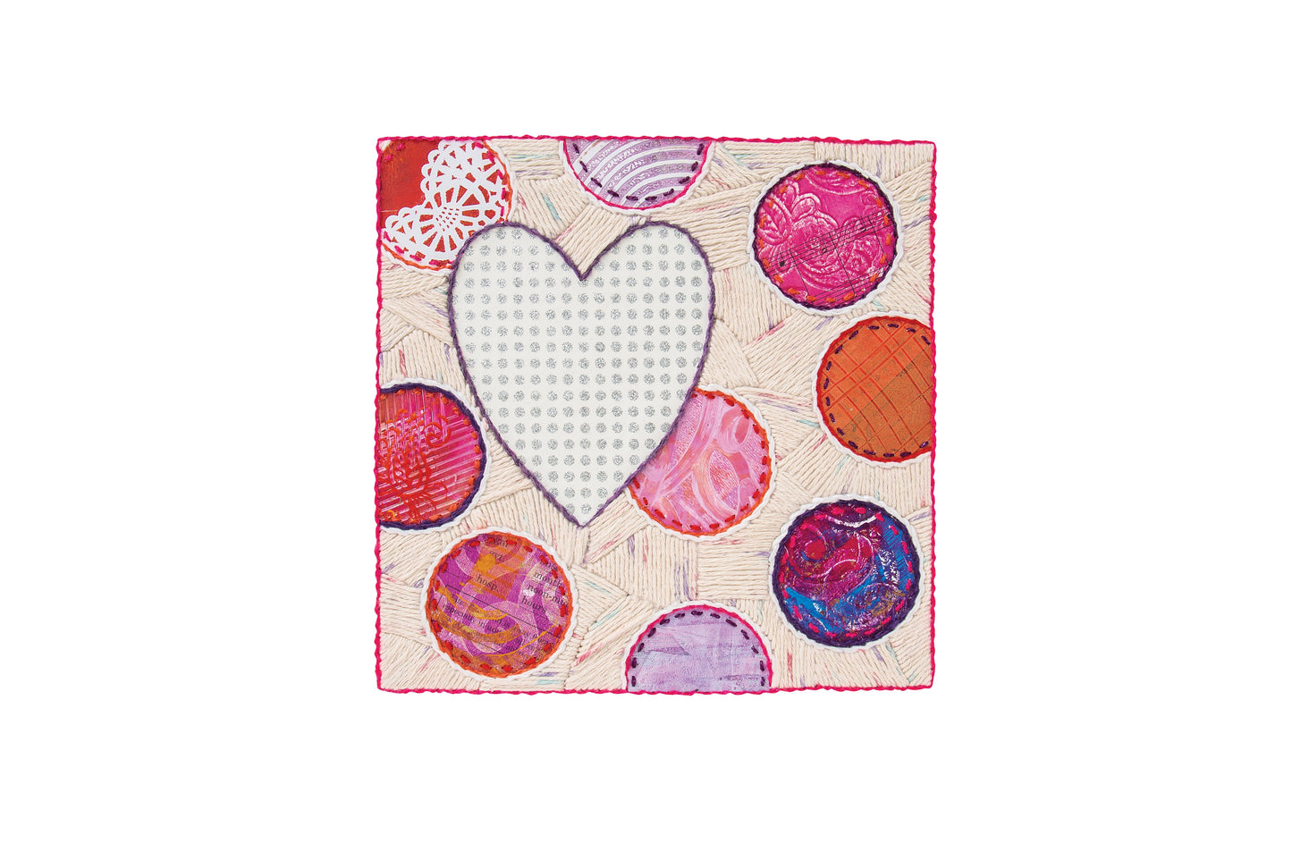 Artful Embroidery on Canvas Digital Download