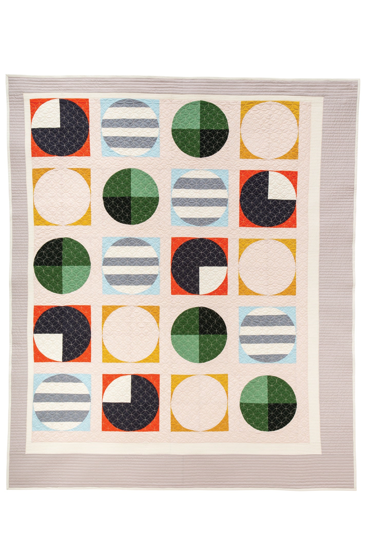 Quilt Modern Curves & Bold Stripes Digital Download