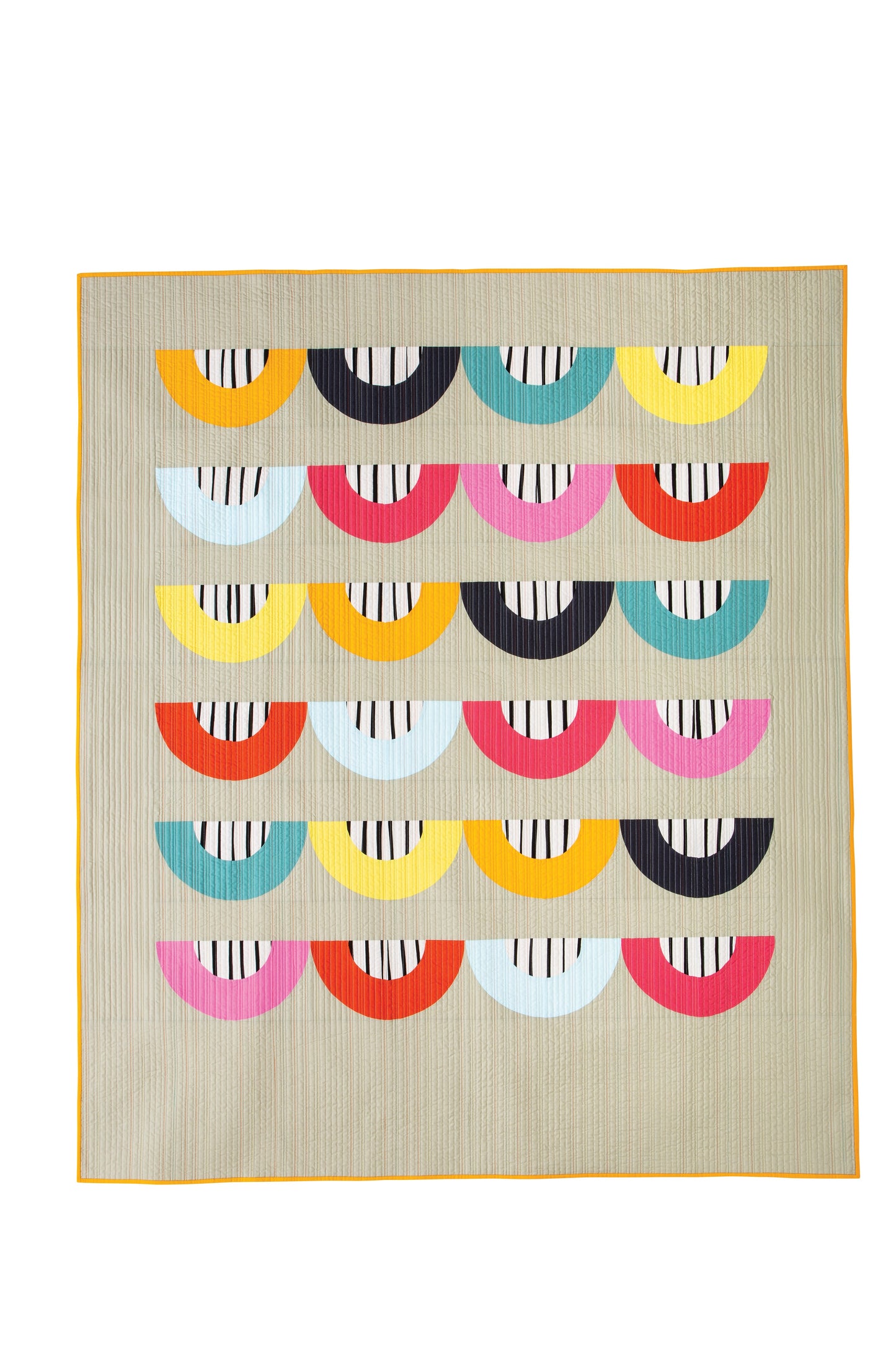 Quilt Modern Curves & Bold Stripes Digital Download