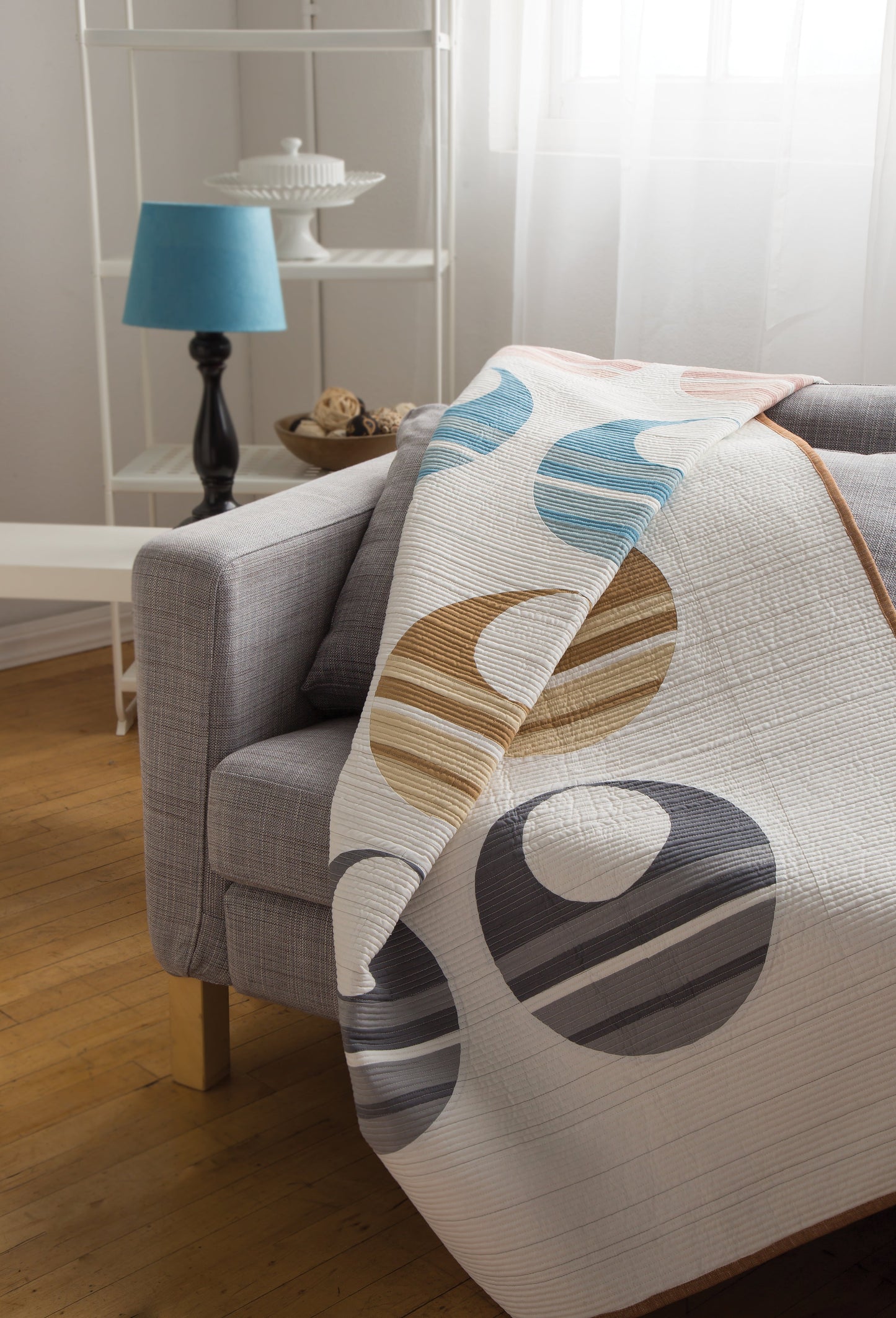 Quilt Modern Curves & Bold Stripes Digital Download