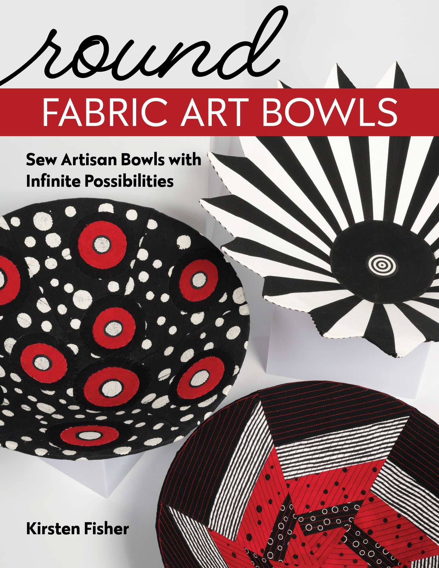 Round Fabric Art Bowls Digital Download