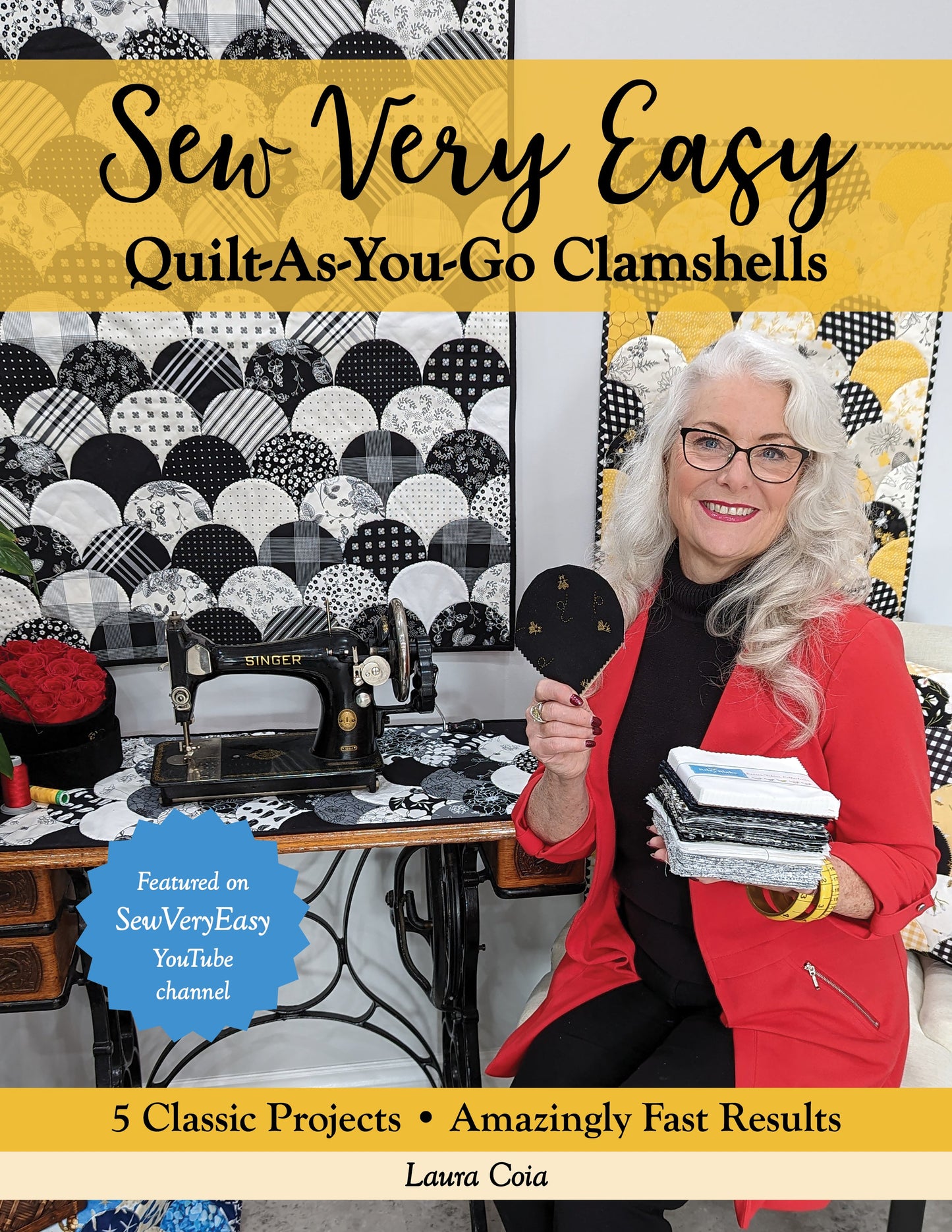 Sew Very Easy Quilt-As-You-Go Clamshells Digital Download