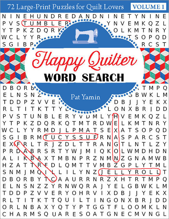 Happy Quilter Word Search, Volume 1 Print-on-Demand Edition