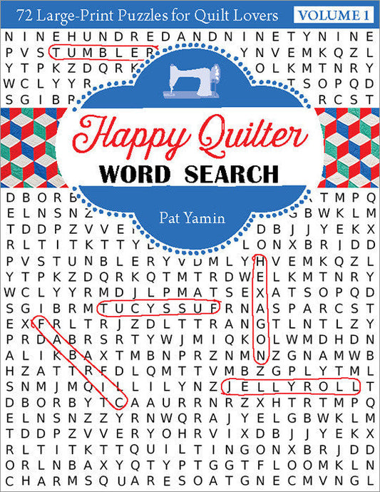 Happy Quilter Word Search, Volume 1 Print-on-Demand Edition
