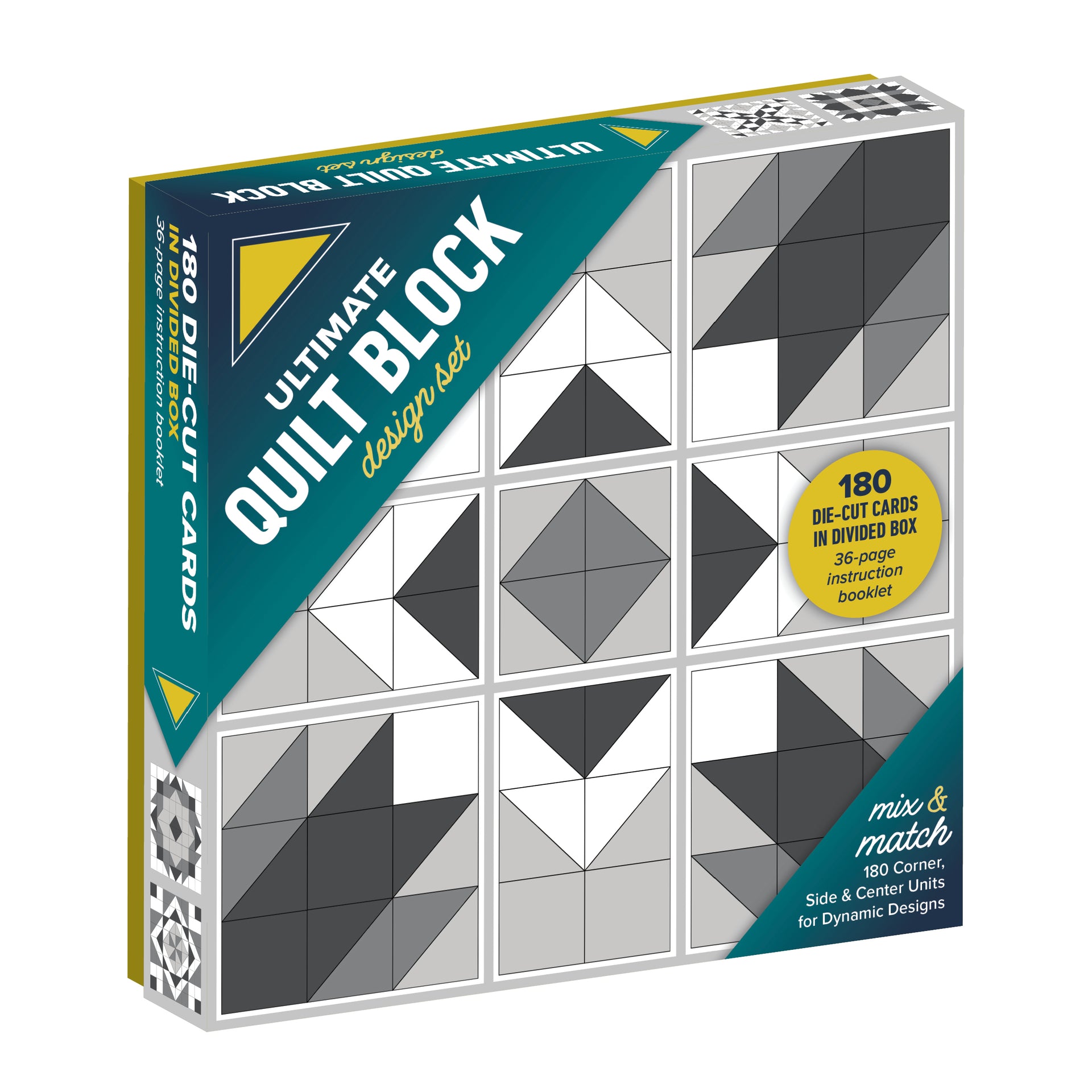 ULTIMATE QUILT BLOCK DESIGN SET: Mix & Match 180 Corner, Side & Center Units for Dynamic Designs [Book]