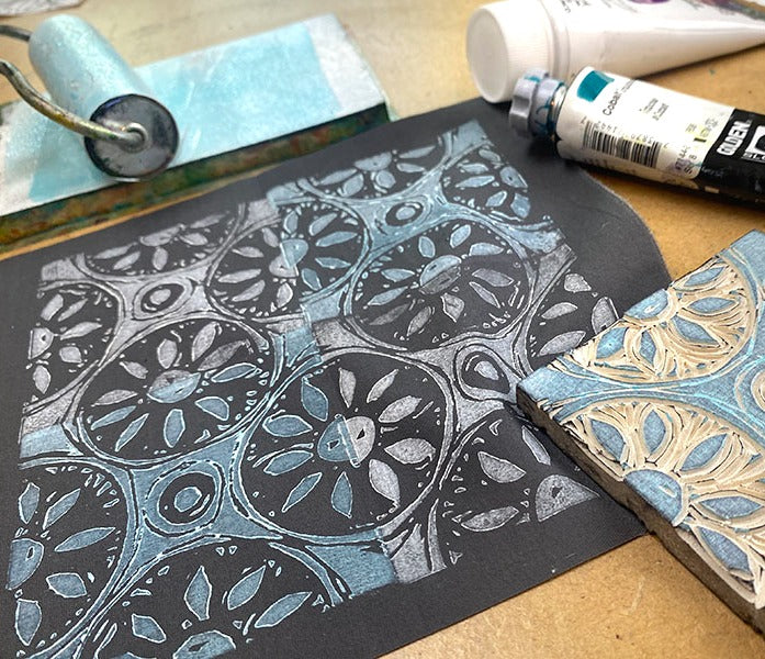 Block Printing: Design, Carve, Print