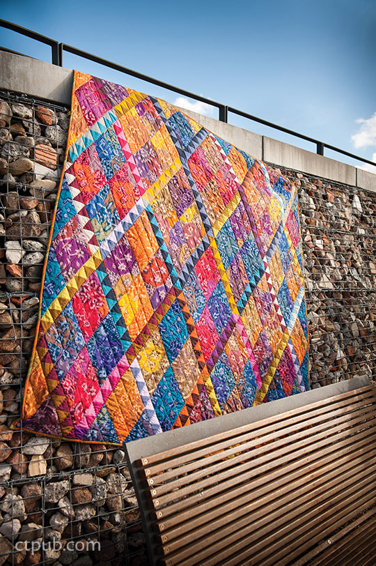 Ikat Diamonds Quilt ePattern Digital Download