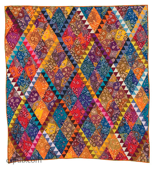 Ikat Diamonds Quilt ePattern Digital Download
