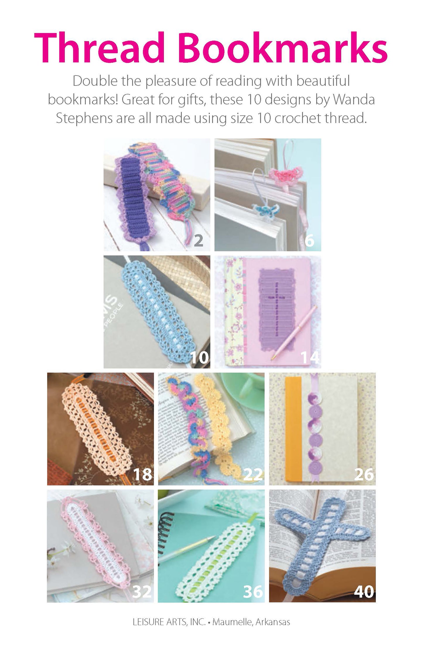 Crochet Thread Bookmarks