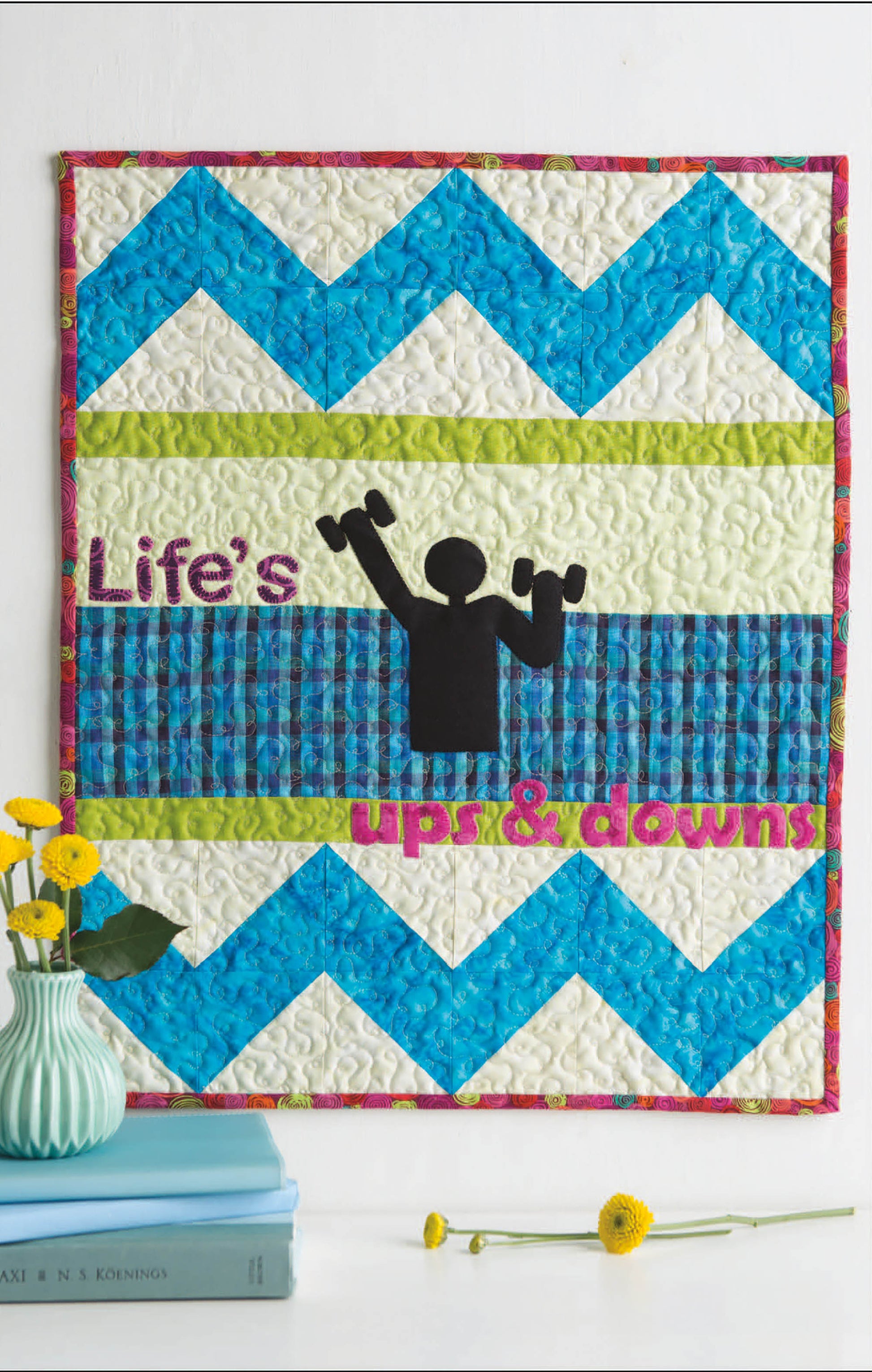 Add urban charm to your space with City Blocks—32 Pieced and Applique Blocks Portraying City Life by Leisure Arts, a digital quilt pattern perfect for beginners. Display above books or near flowers for a welcoming touch.