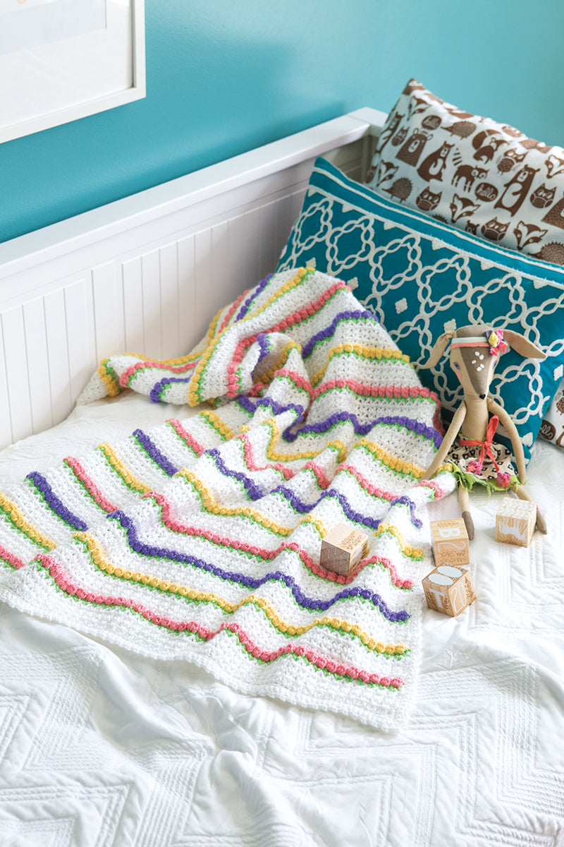 Snug Bugs—5 Crochet Afghans with Decorative Designs for Baby