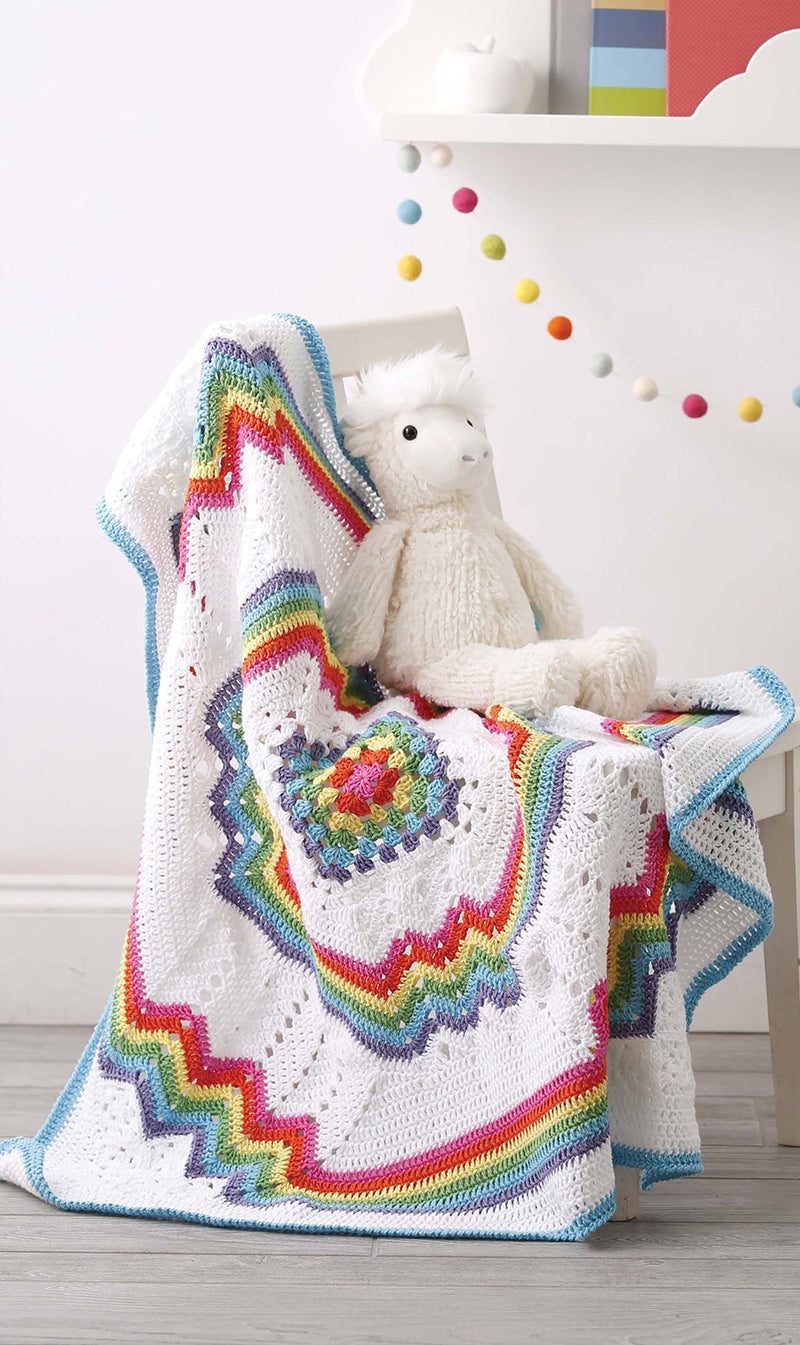 Hugs Shapes—5 Crochet Afghans with Geometric Designs for Baby