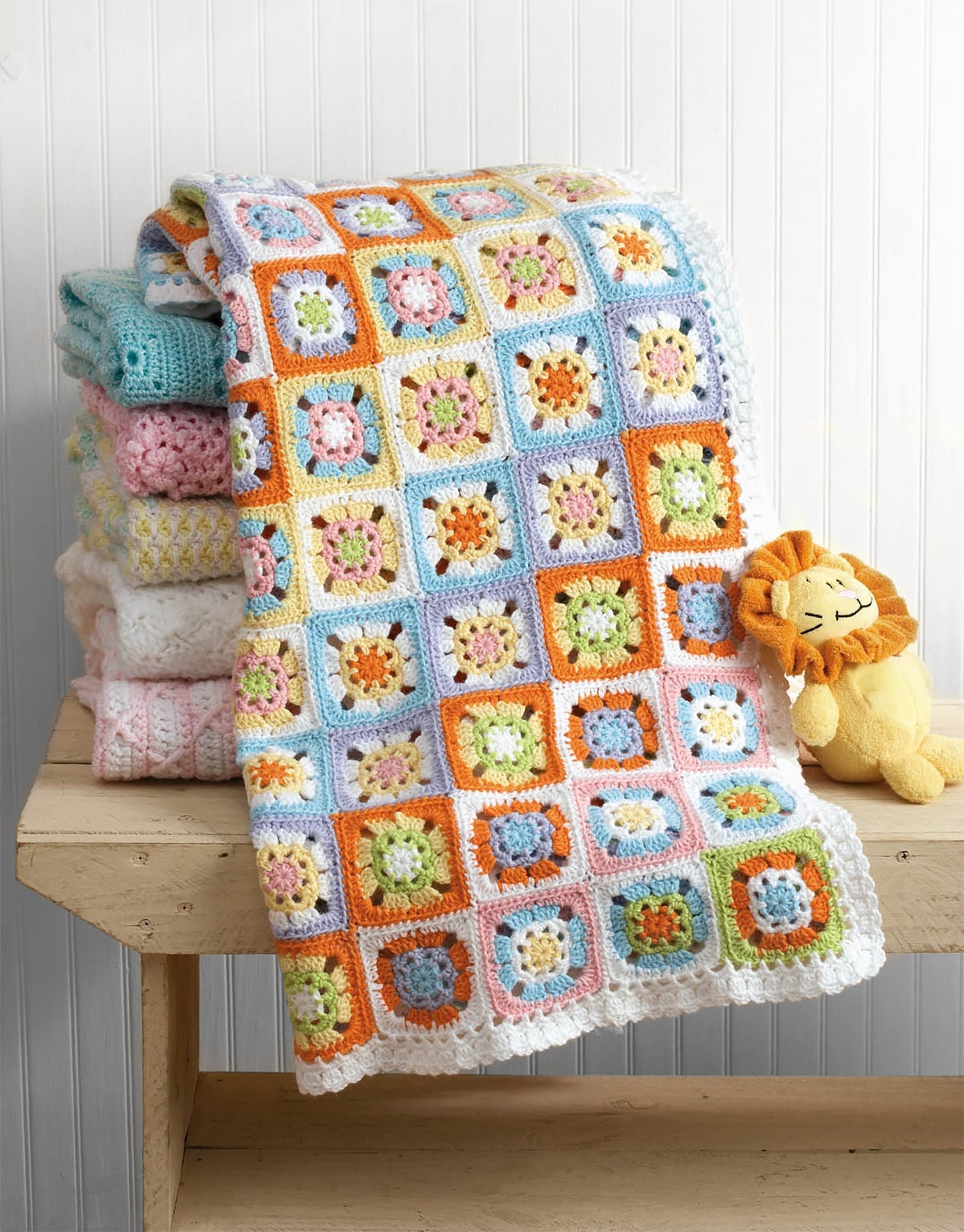 Hugs Shapes—5 Crochet Afghans with Geometric Designs for Baby