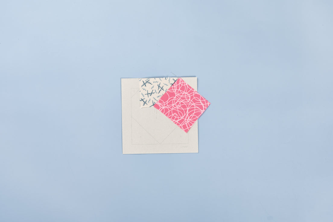 ★額装済★Christina Fedyk『Foundation』アートプリント Foundation Paper Piecing Kit - August | Shabby Fabrics