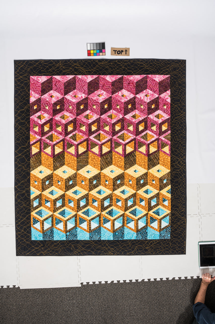 3-D Magic! Simple Blocks, Striking Quilt Digital Download