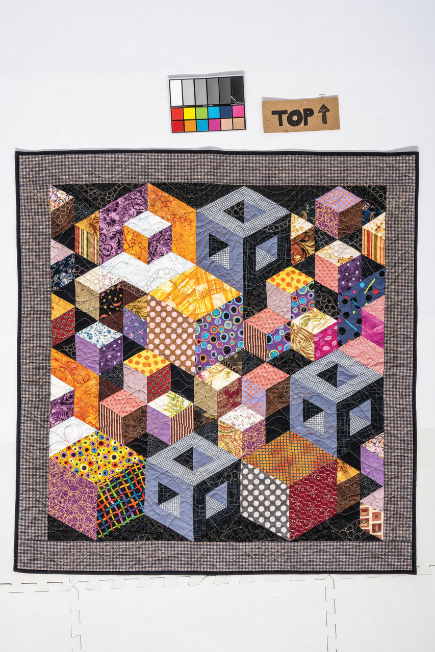 3-D Magic! Simple Blocks, Striking Quilt Digital Download
