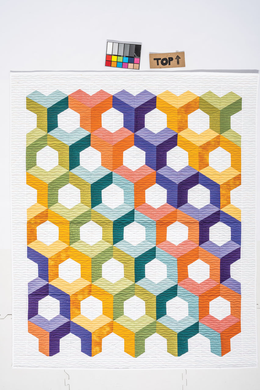 3-D Magic! Simple Blocks, Striking Quilt Digital Download