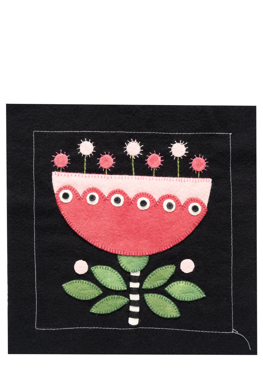 Folk Art Garden Appliqué Sampler Digital Download