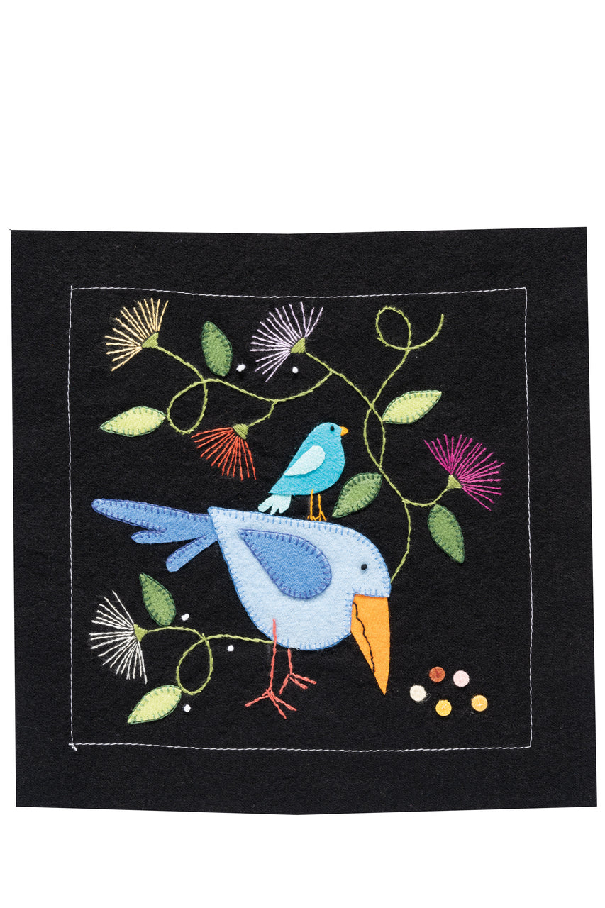 Folk Art Garden Appliqué Sampler Digital Download