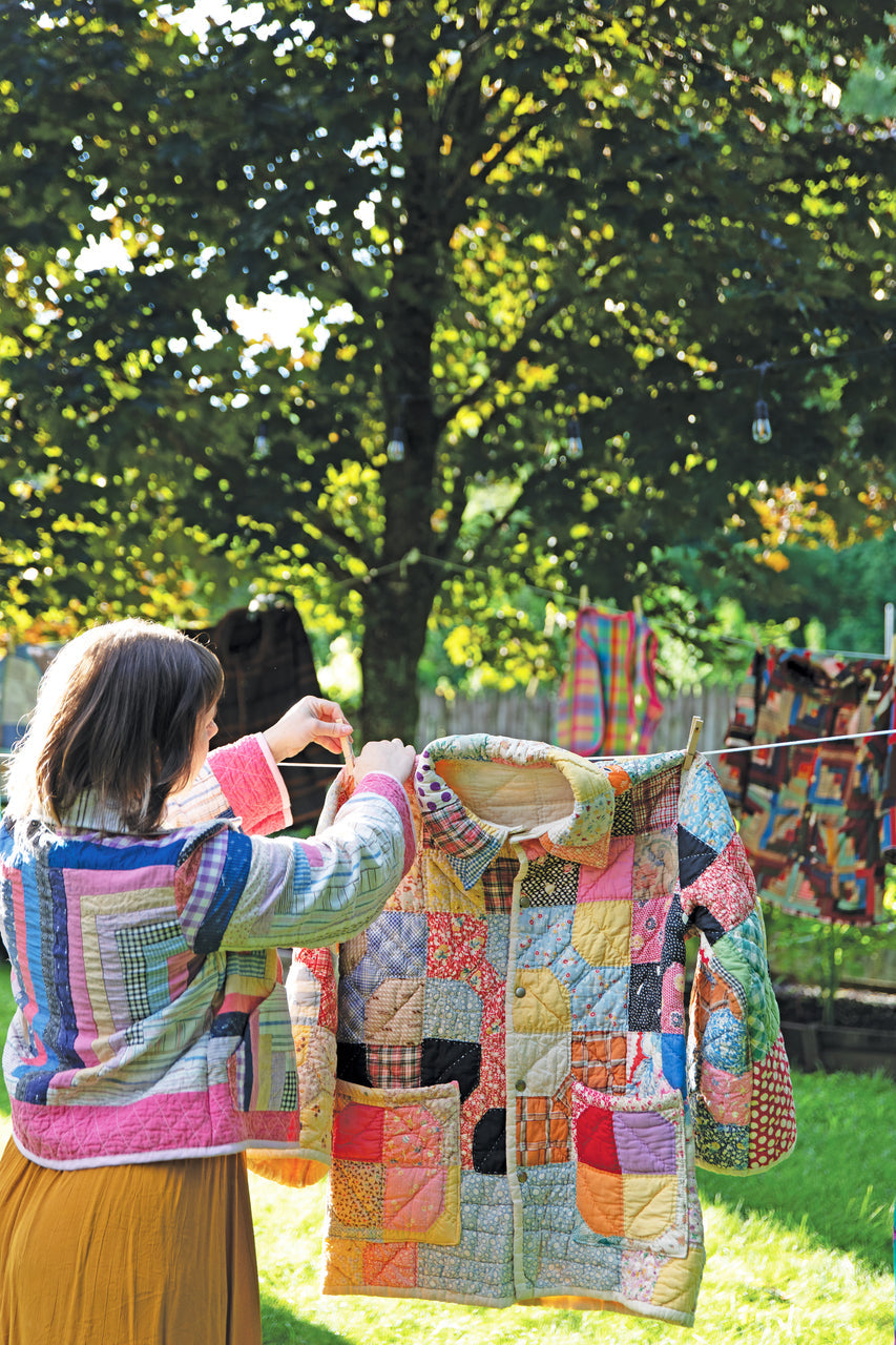 Reclaimed Quilts, Sew Modern Clothing & Accessories from Vintage Textiles Digital Download