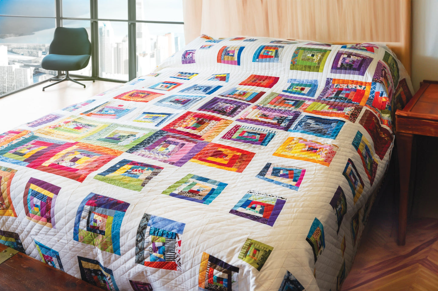 Scrappy Wonky Quilt Block Extravaganza Digital Download