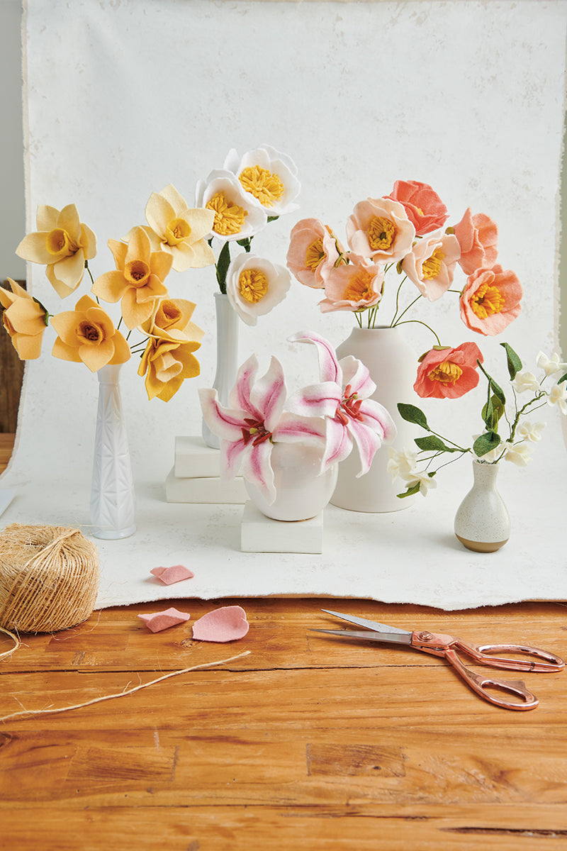Make Felt Flowers Digital Download