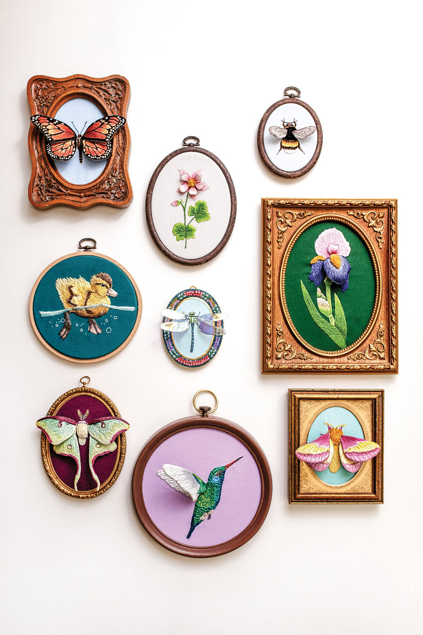 Stumpwork Embroidery & Thread Painting Digital Download