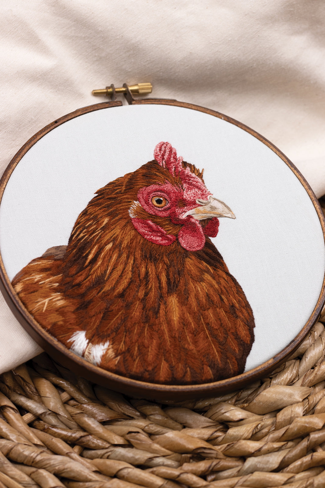 Embroidered Animal Portraits Digital Download