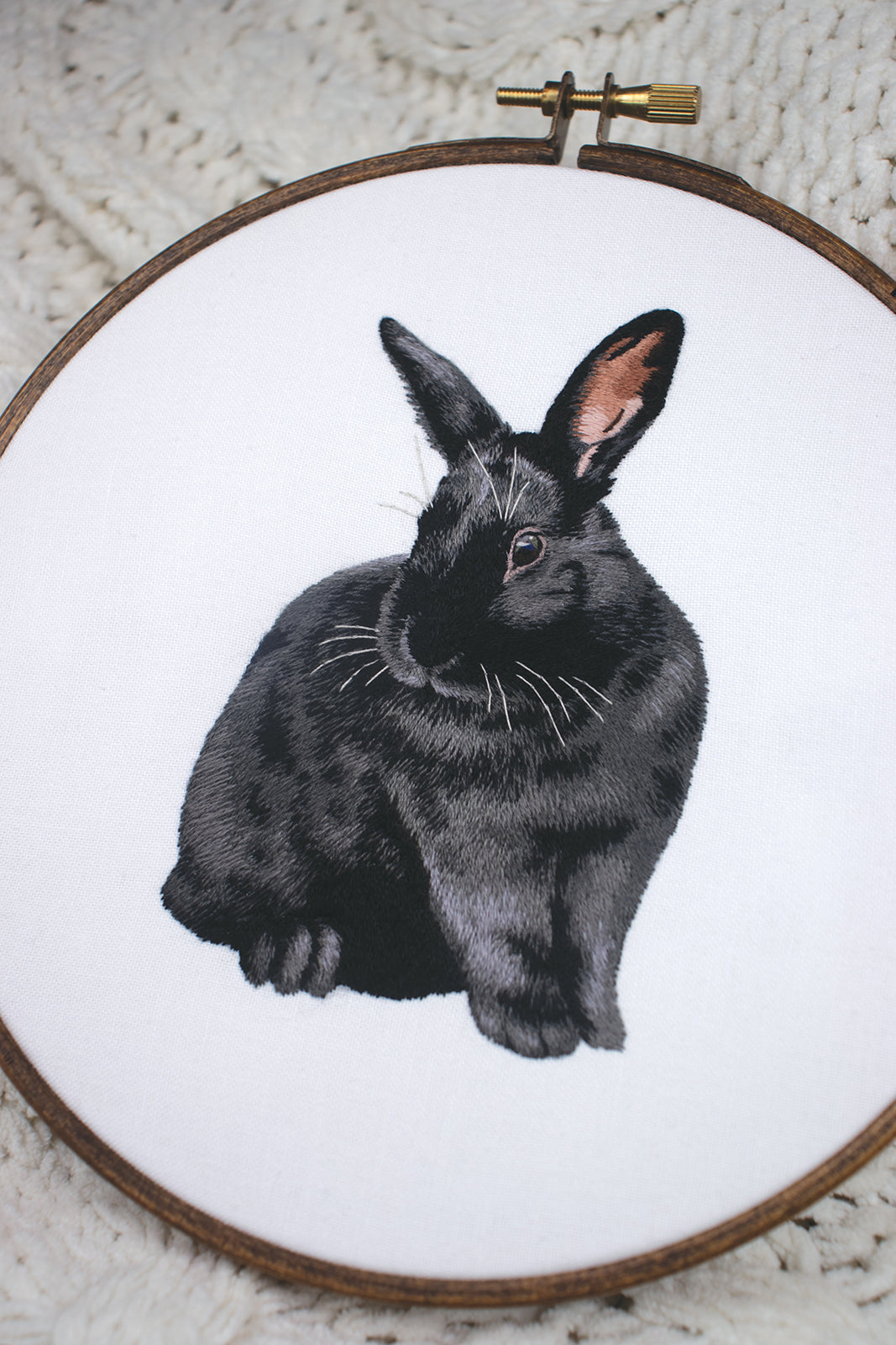 Embroidered Animal Portraits Digital Download