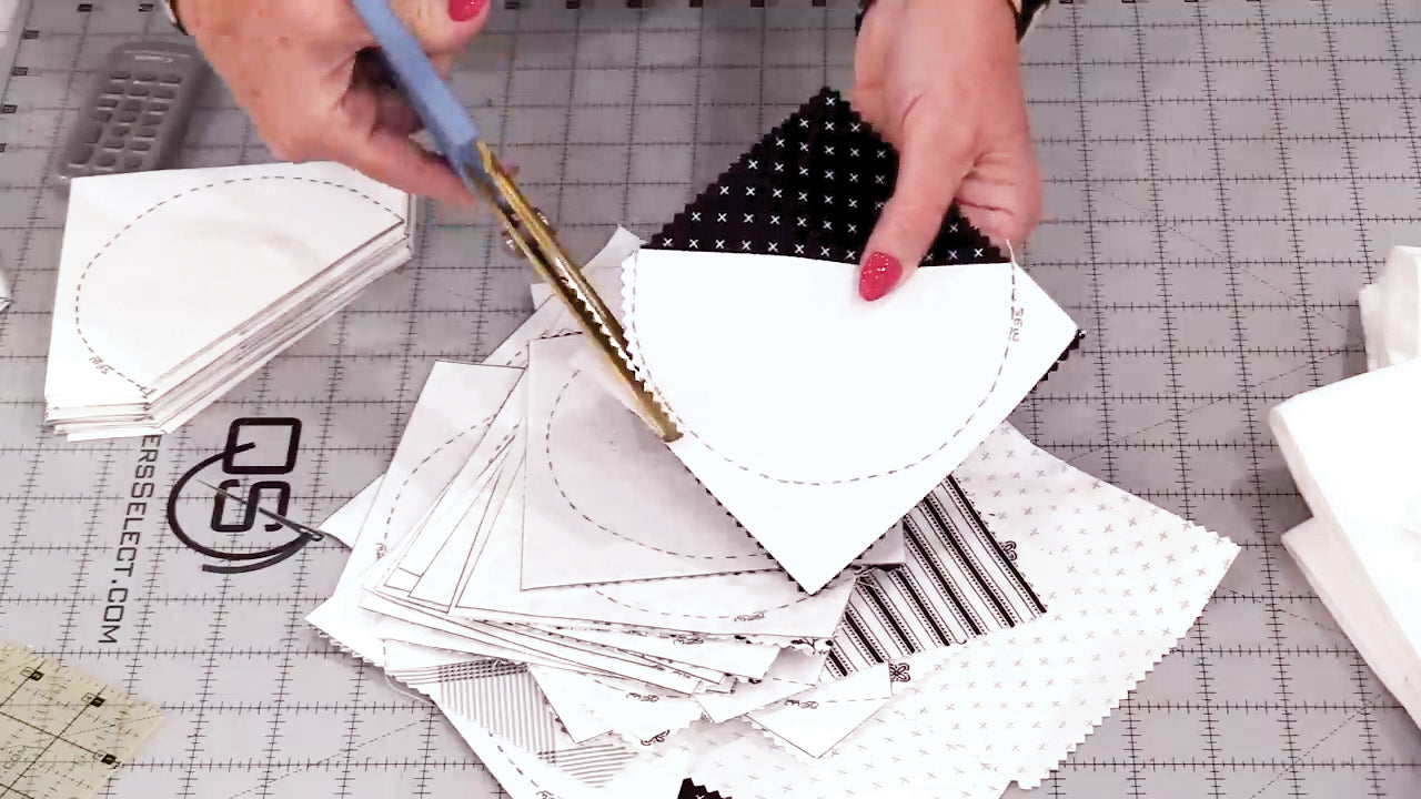 Sew Very Easy Quilt-As-You-Go Clamshells Digital Download