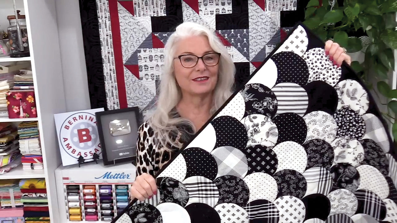 Sew Very Easy Quilt-As-You-Go Clamshells Digital Download