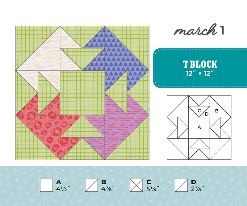 Quilter’s NEW Perpetual Block-a-Day Calendar