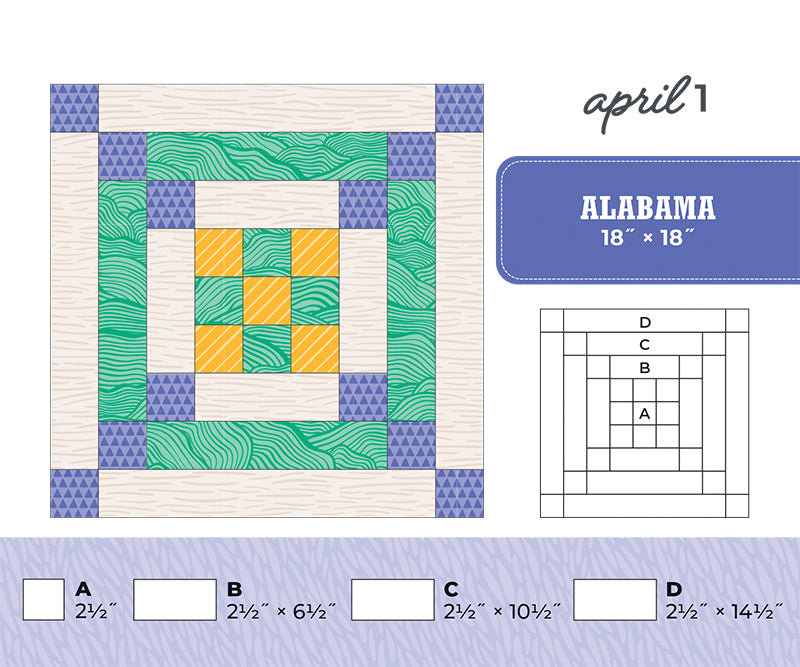 Quilter’s NEW Perpetual Block-a-Day Calendar