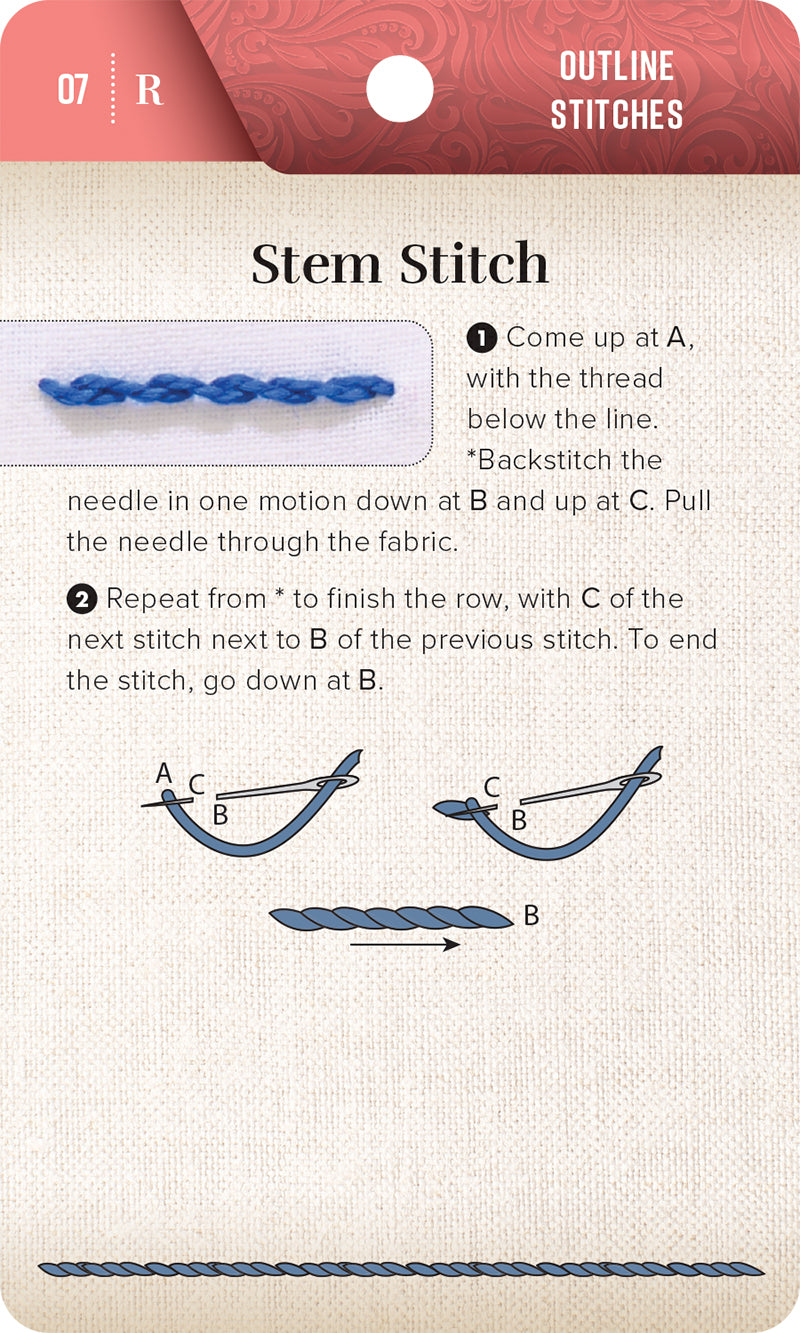 On-the-Go Embroidery Cards Set 1