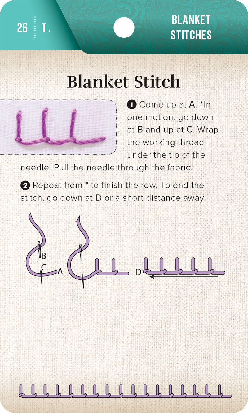 On-the-Go Embroidery Cards Set 1