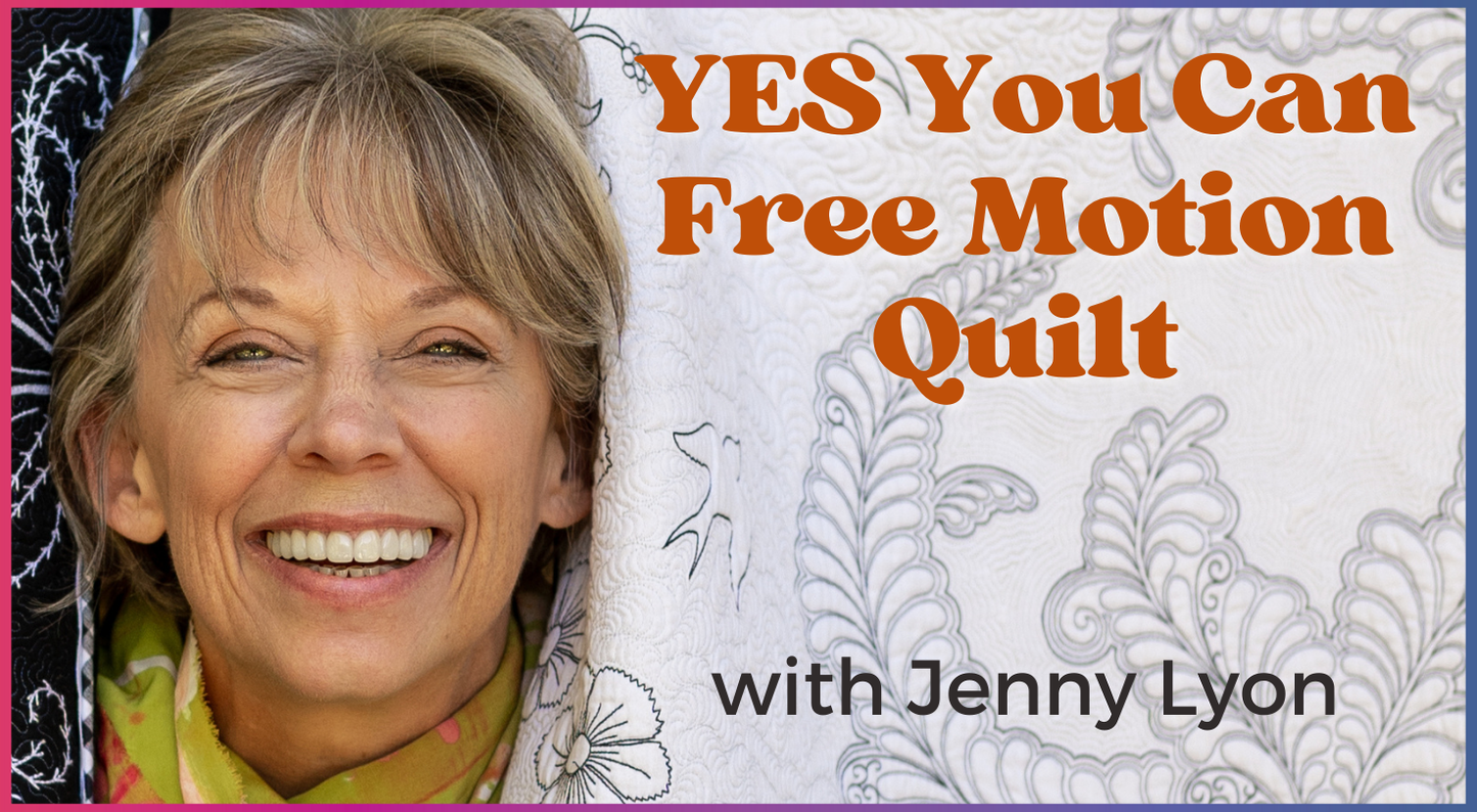 Yes You Can Free Motion Quilt