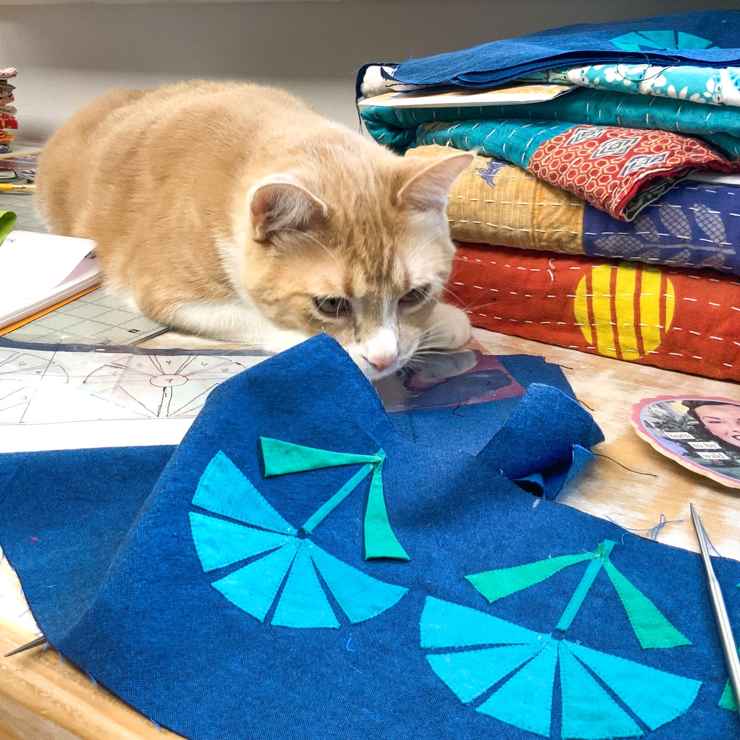 Spring Bling: An Art-Deco Gem Quilt