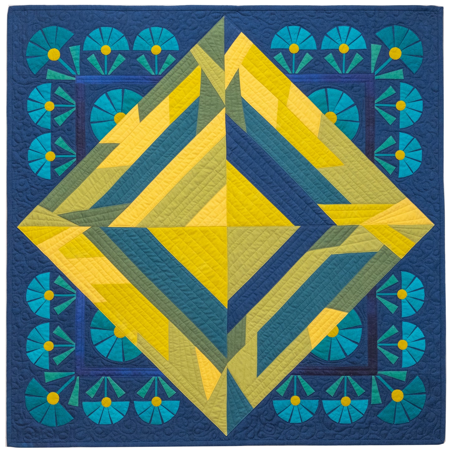 Spring Bling: An Art-Deco Gem Quilt
