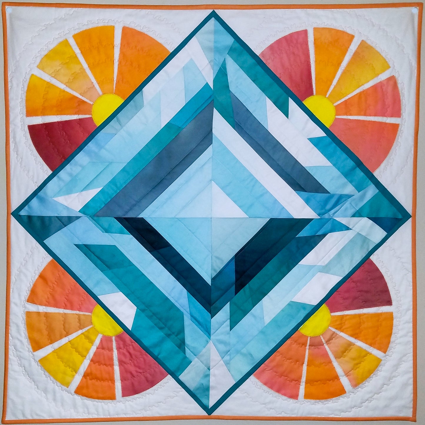Spring Bling: An Art-Deco Gem Quilt