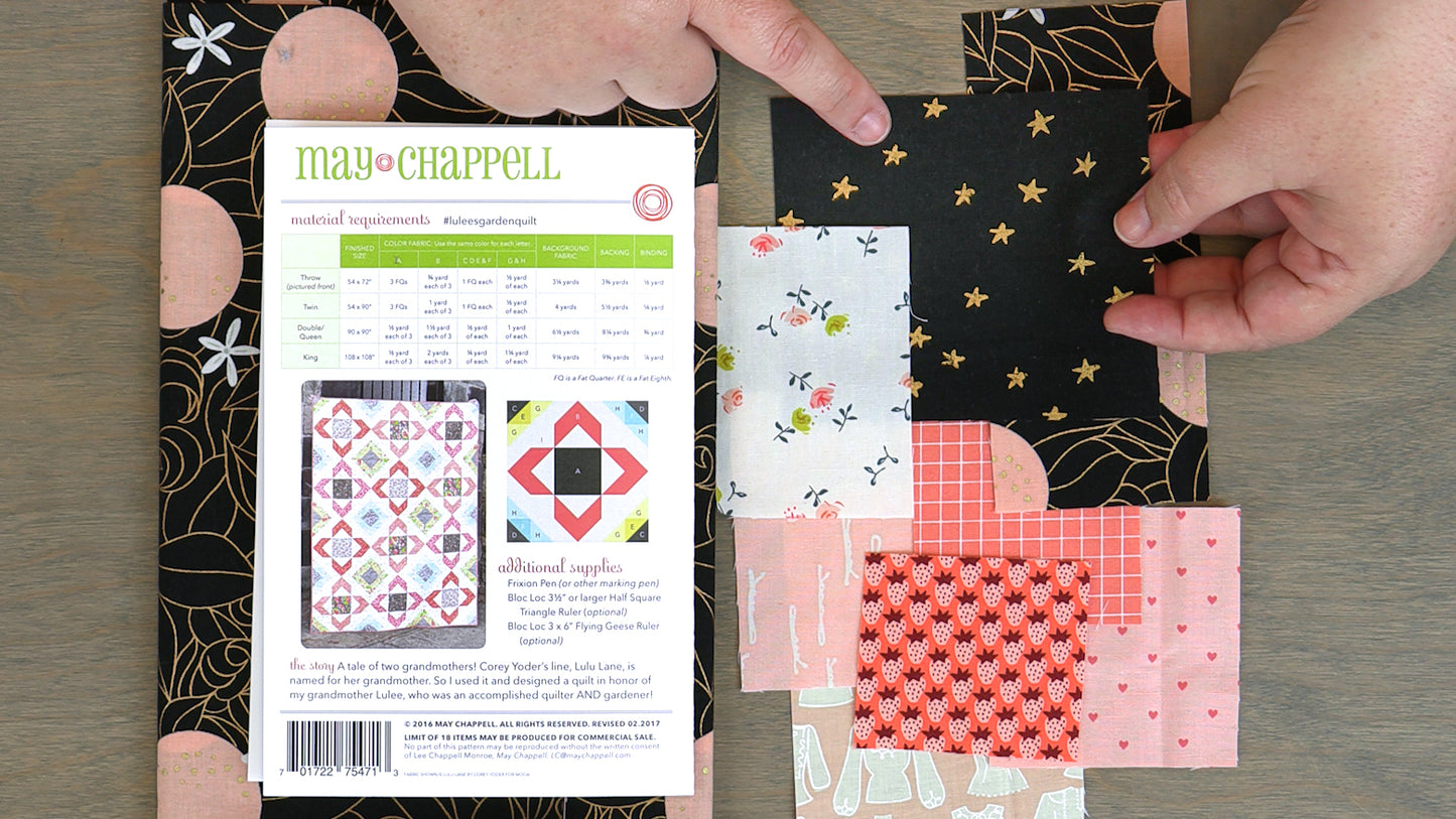 Lulee’s Garden Quilt: Perfecting Your Piecing Series