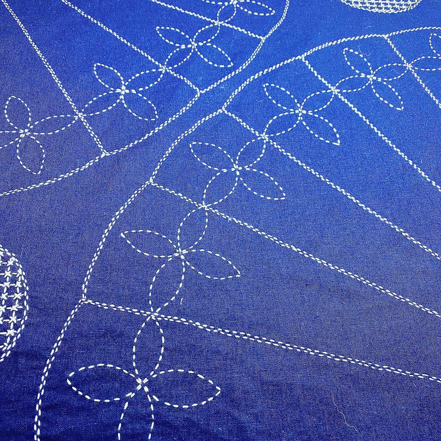 Make Your Own Furoshiki: Sashiko Embroidered Wrapping Cloth