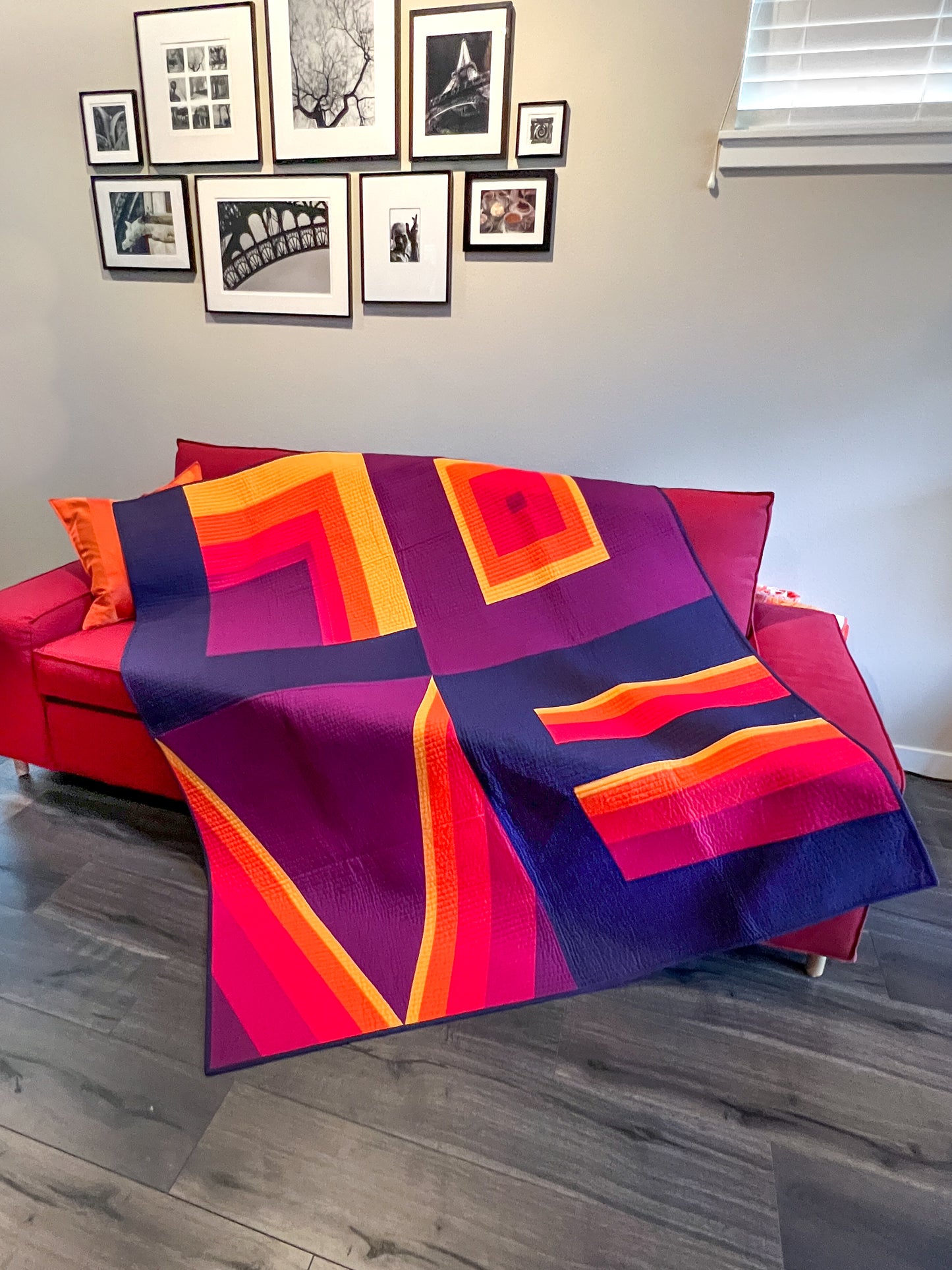 Colorblock LOVE Quilt