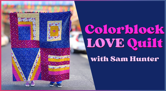 Colorblock LOVE Quilt