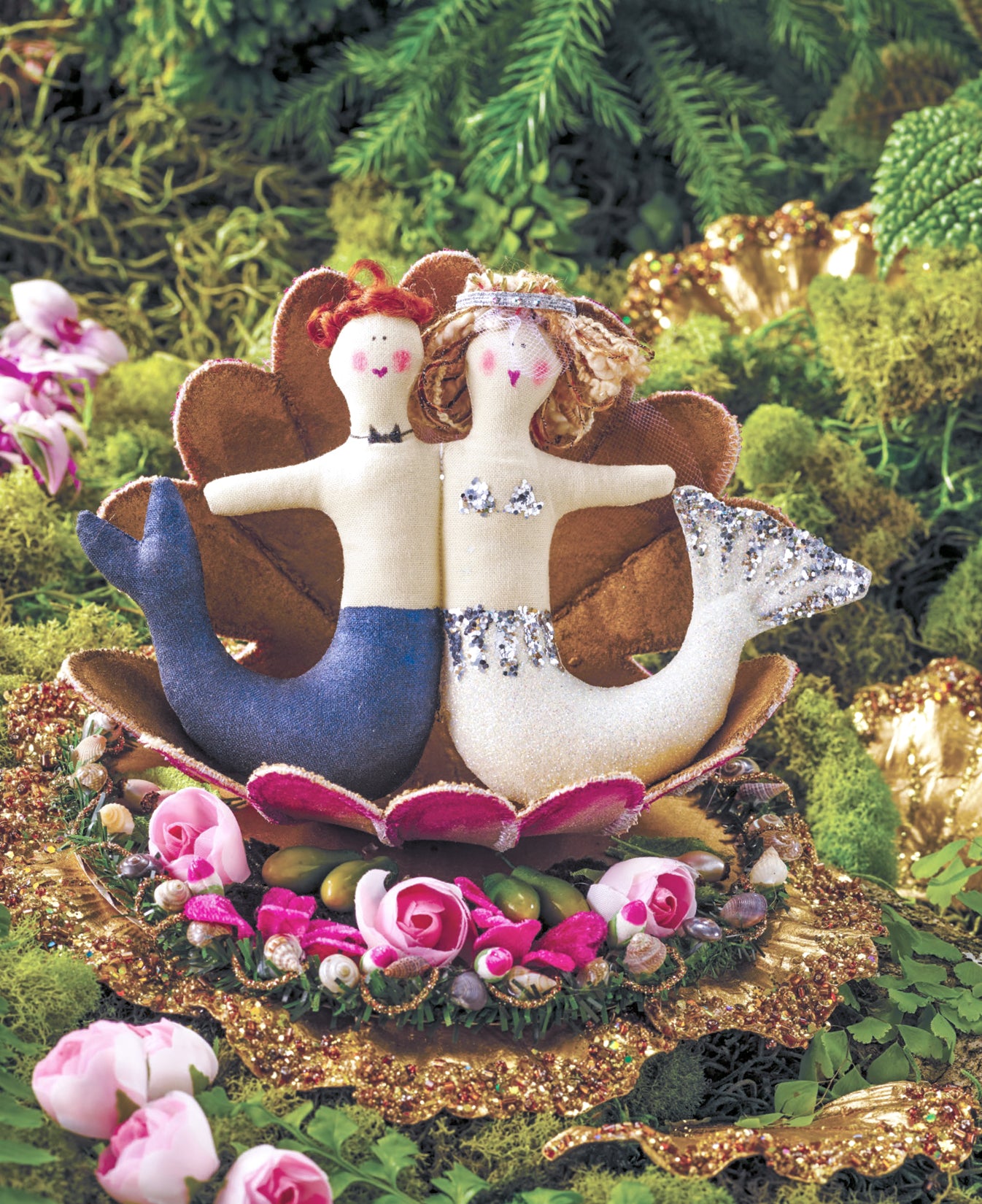 Celebratory Mermaids: Cake Toppers and Ornaments
