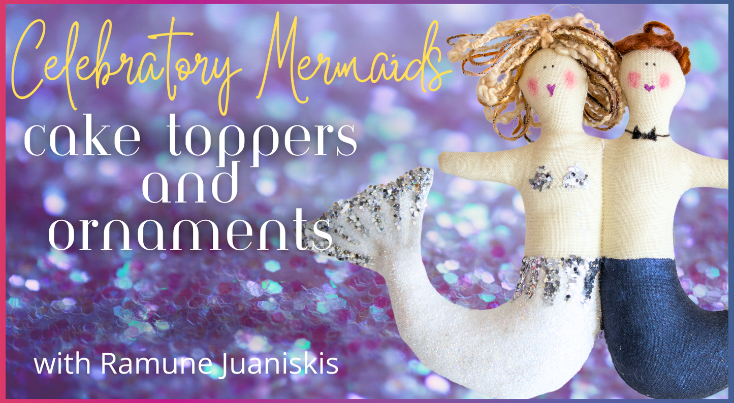 Celebratory Mermaids: Cake Toppers and Ornaments