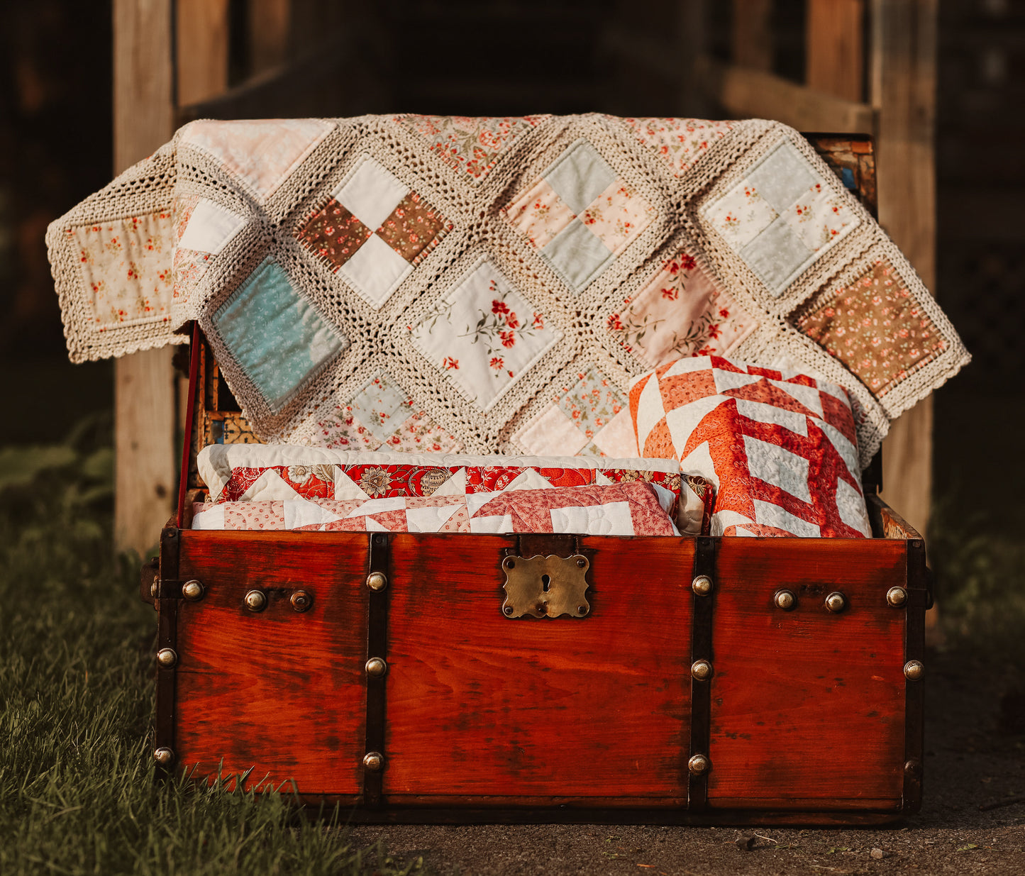 New Beginnings Crochet Fusion Quilt