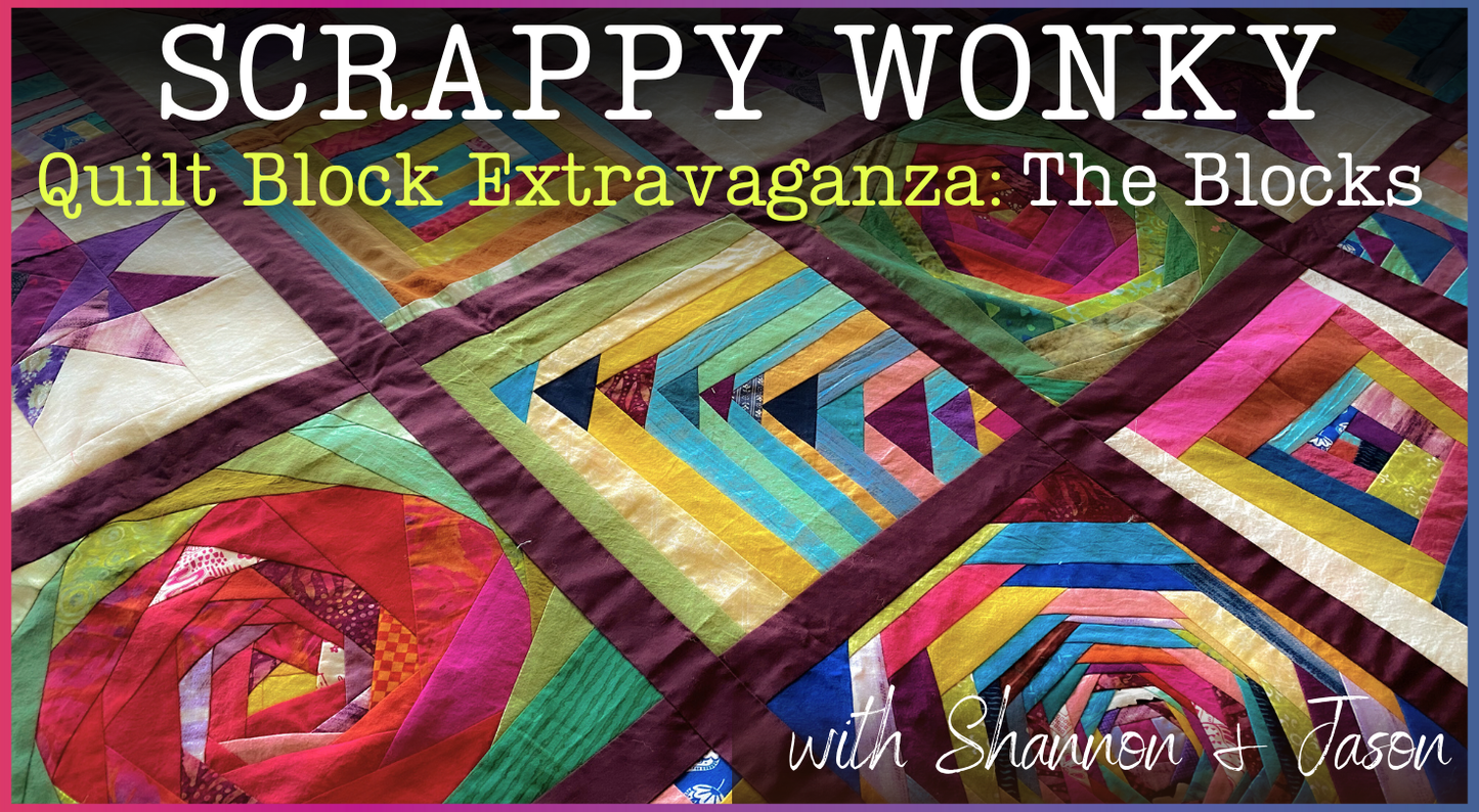 Scrappy Wonky Quilt Block Extravaganza: The Blocks